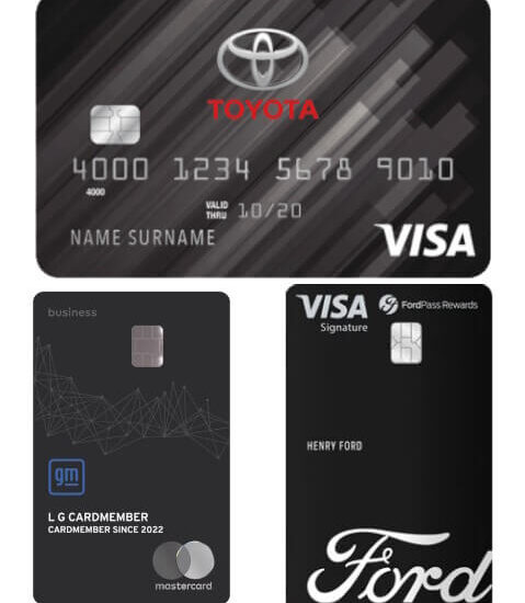 Automobile Manufacturer Credit Cards
